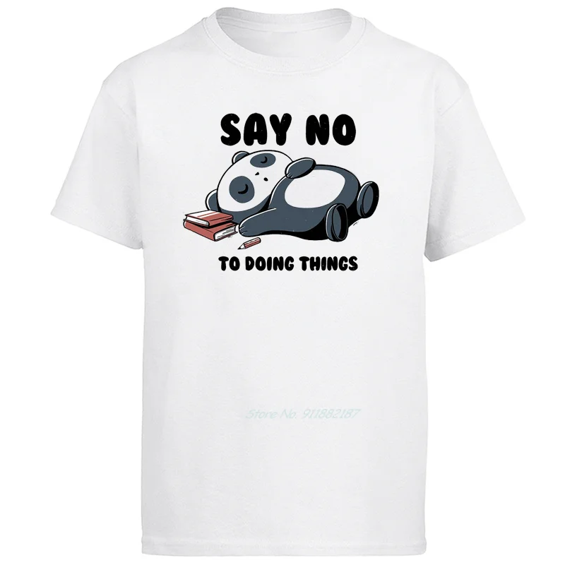Say No To Doing Things Letter T-shirts For Man panda graphic t shirts Casual short sleeve t-shirts Summer Men's clothing
Say No To Doing Things Letter T-shirts For Man panda graphic t shirts Casual short sleeve t-shirts Summer Men's clothing