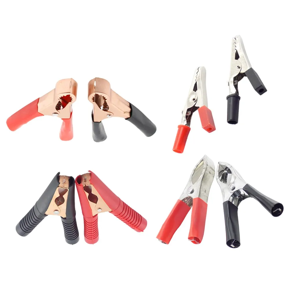 8PCS Electrical Test Clip Metal Alligator Clip With Red And Black Handle 5A/30A/50A/100A Car Caravan Van Battery Test Lead Clips
8PCS Electrical Test Clip Metal Alligator Clip With Red And Black Handle 5A/30A/50A/100A Car Caravan Van Battery Test Lead Clips
