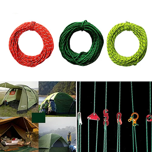 15M Reflective String Windproof Tent Rope Guy Line for Tent Kits Camping Rope Reflective Guy Rope for Tents Diameter 2.5mm
15M Reflective String Windproof Tent Rope Guy Line for Tent Kits Camping Rope Reflective Guy Rope for Tents Diameter 2.5mm