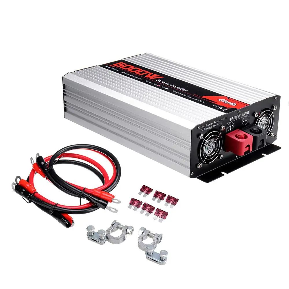 Intelligent Screen Solar Pure Sine Wave Power Inverter 2200W/3000W/4000W/5000W/6000W/7000W DC 12V/24V To AC 220V Converter
Intelligent Screen Solar Pure Sine Wave Power Inverter 2200W/3000W/4000W/5000W/6000W/7000W DC 12V/24V To AC 220V Converter