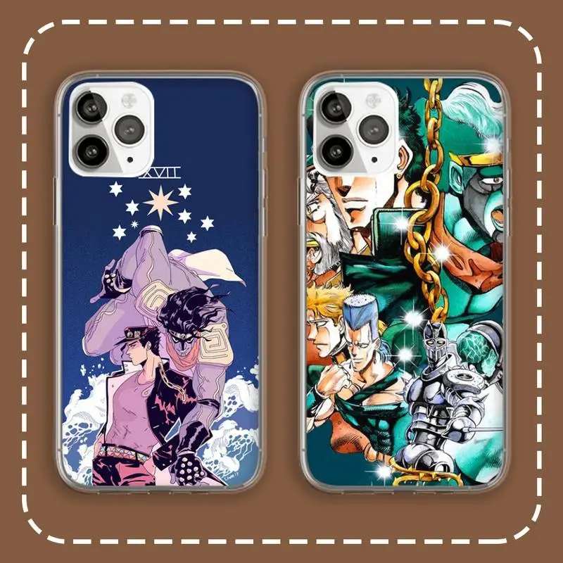 Anime JoJo's Bizarre Adventure JoJo Phone Case Transparent for iPhone 6 7 8 11 12 s mini pro X XS XR MAX Plus cover funda shell
Anime JoJo's Bizarre Adventure JoJo Phone Case Transparent for iPhone 6 7 8 11 12 s mini pro X XS XR MAX Plus cover funda shell