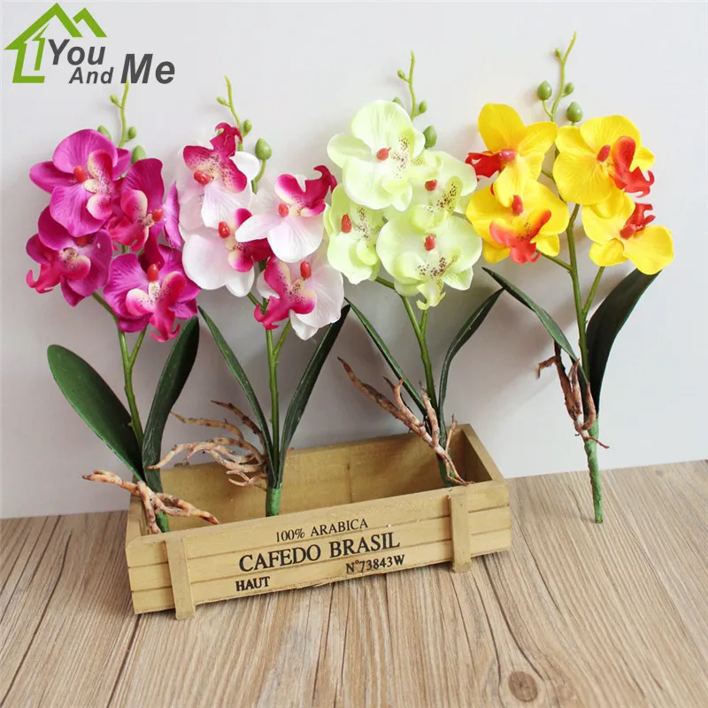 28cm 4 Head Artificial Simulation Flowers Silk Butterfly Orchid Home New Year Wedding Party Decor
28cm 4 Head Artificial Simulation Flowers Silk Butterfly Orchid Home New Year Wedding Party Decor