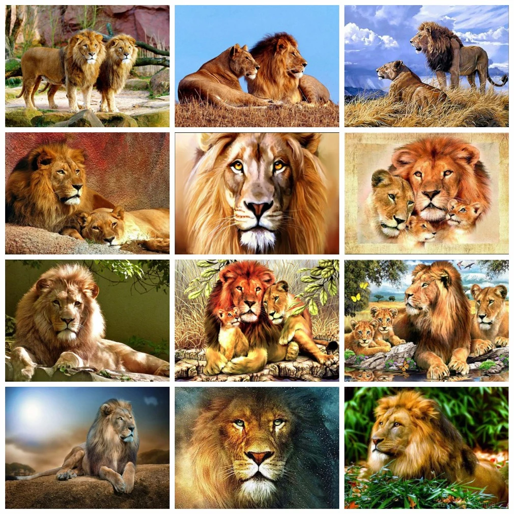 Diamond Painting Lion Cross Stitch Square/Round Diamond Art Embroidery Mosaic Sale Bead Picture Kits Handicraft Hobby Wall Decor
Diamond Painting Lion Cross Stitch Square/Round Diamond Art Embroidery Mosaic Sale Bead Picture Kits Handicraft Hobby Wall Decor