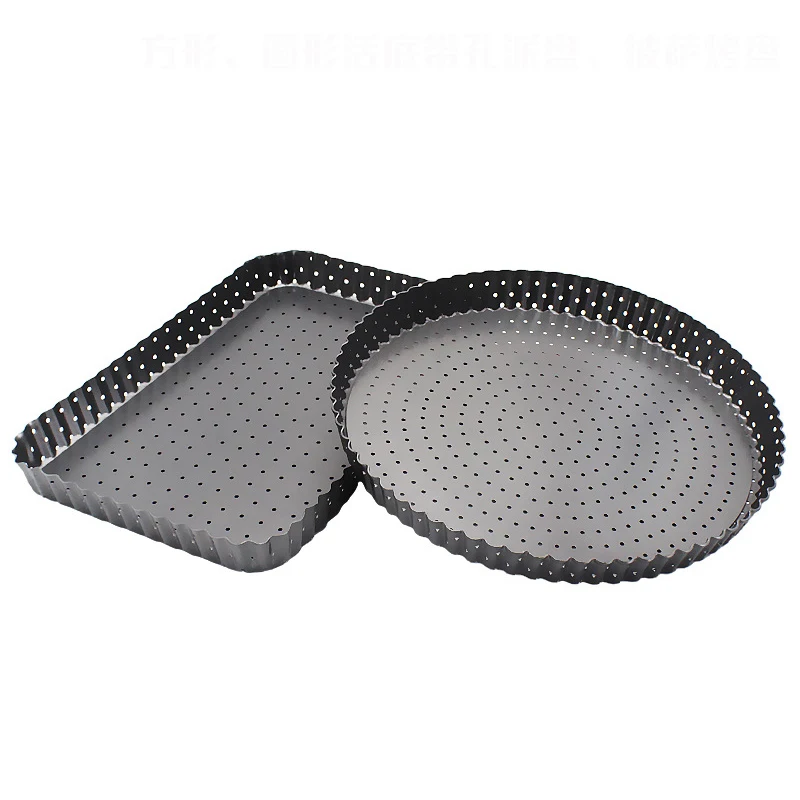 11" Round Square Pie Pizza Cake Mould Non-Stick Tart Quiche Flan Pan Molds Removable Loose Bottom Fluted Pie Pan Bakeware
11" Round Square Pie Pizza Cake Mould Non-Stick Tart Quiche Flan Pan Molds Removable Loose Bottom Fluted Pie Pan Bakeware