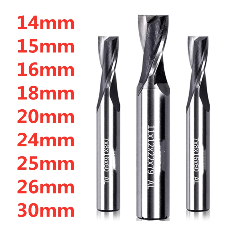 White Steel Milling Cutter Cnc Machining 2-edge End Milling Cutter Woodworking Machining Keyway 14/15/16/18/20/24/25/26/30mm
White Steel Milling Cutter Cnc Machining 2-edge End Milling Cutter Woodworking Machining Keyway 14/15/16/18/20/24/25/26/30mm