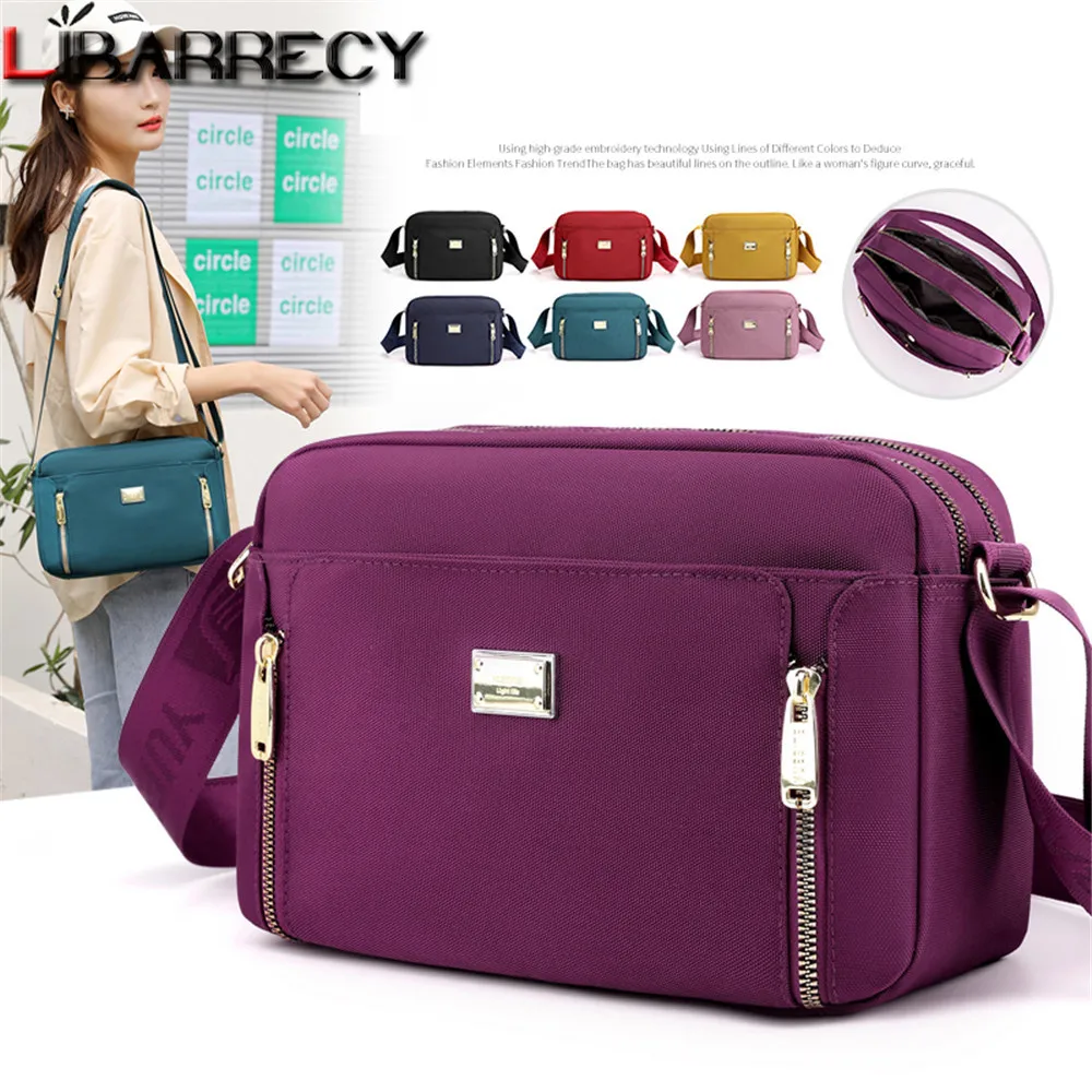 2021 New High Quality Nylon Women Messenger Bags Solid Color Designer Ladies Shoulder Bag Fashion Women's Travel Bag Bolso Mujer
2021 New High Quality Nylon Women Messenger Bags Solid Color Designer Ladies Shoulder Bag Fashion Women's Travel Bag Bolso Mujer