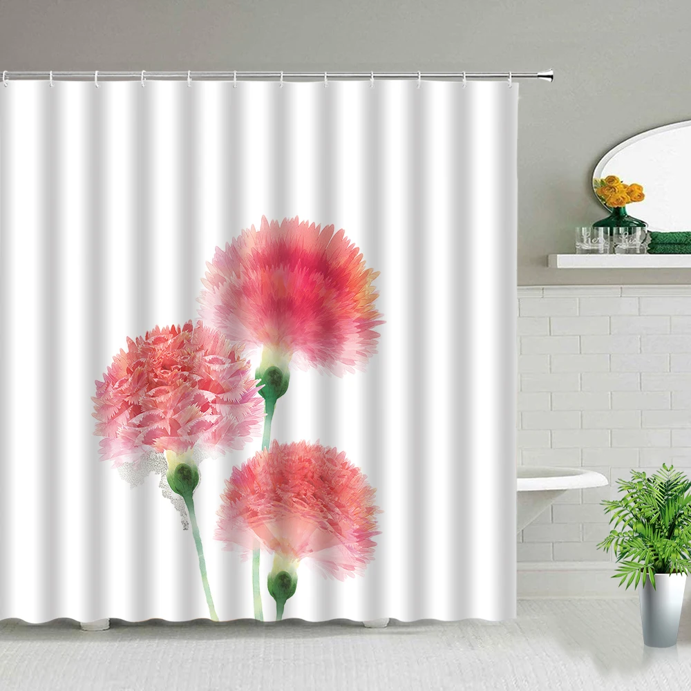 Yellow Flowers Butterfly Landscape Shower Curtains Floral Plant Waterproof Bathroom Decor Screen With Hook Cloth Curtain Set 
Yellow Flowers Butterfly Landscape Shower Curtains Floral Plant Waterproof Bathroom Decor Screen With Hook Cloth Curtain Set