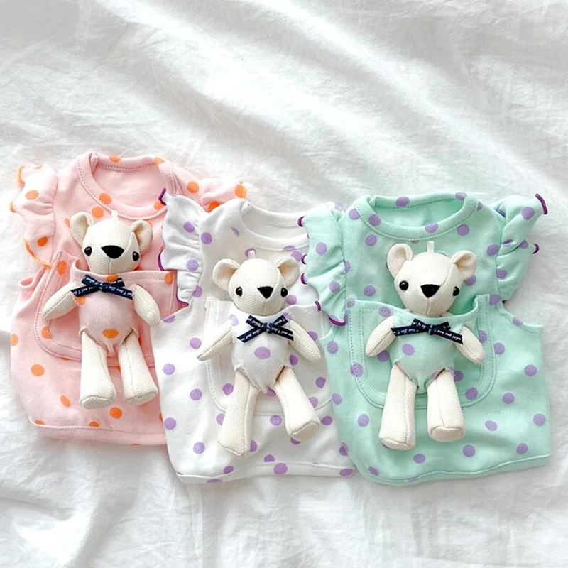 Doll Vest Pet Clothing Dogs Cartoon for Dog Clothes Small Costume Cotton French Bulldog Print Summer White Boy Collar Perro
Doll Vest Pet Clothing Dogs Cartoon for Dog Clothes Small Costume Cotton French Bulldog Print Summer White Boy Collar Perro