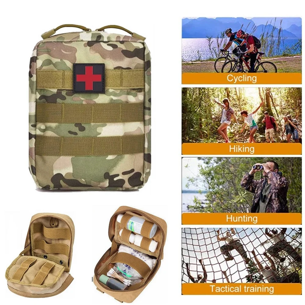 Outdoor Medical Kit First Aid Kit Life-saving Storage Pocket Portable Multi-function Camouflage Tactical Bag
Outdoor Medical Kit First Aid Kit Life-saving Storage Pocket Portable Multi-function Camouflage Tactical Bag