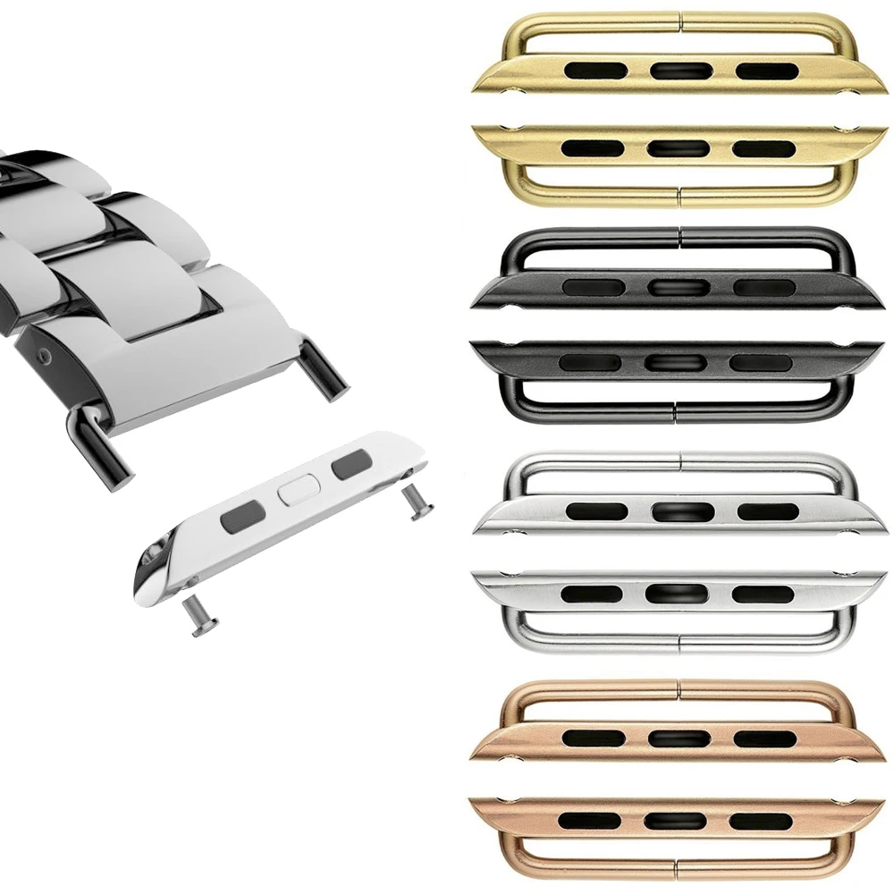Adapter for apple watch band connector 45mm 41mm 44mm 40mm iwatch 42 38mm 316L Stainless Steel connector apple watch accessories
Adapter for apple watch band connector 45mm 41mm 44mm 40mm iwatch 42 38mm 316L Stainless Steel connector apple watch accessories