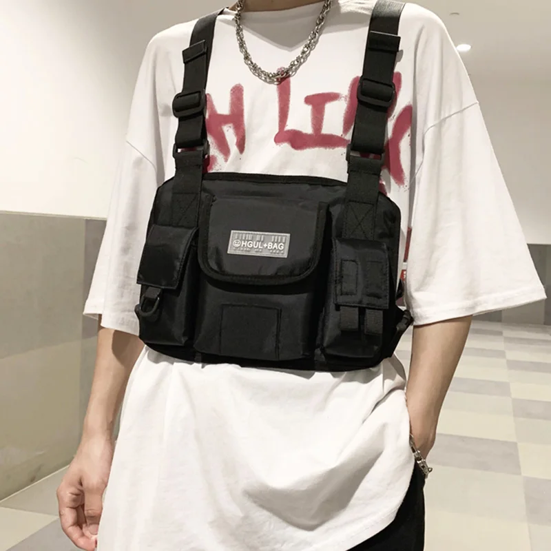 Unisex Trend Chest Bags Sports Running Bag Nylon Reflective Short Trip Bag Men Vest Backpack male Belt Pack Tactical package
Unisex Trend Chest Bags Sports Running Bag Nylon Reflective Short Trip Bag Men Vest Backpack male Belt Pack Tactical package