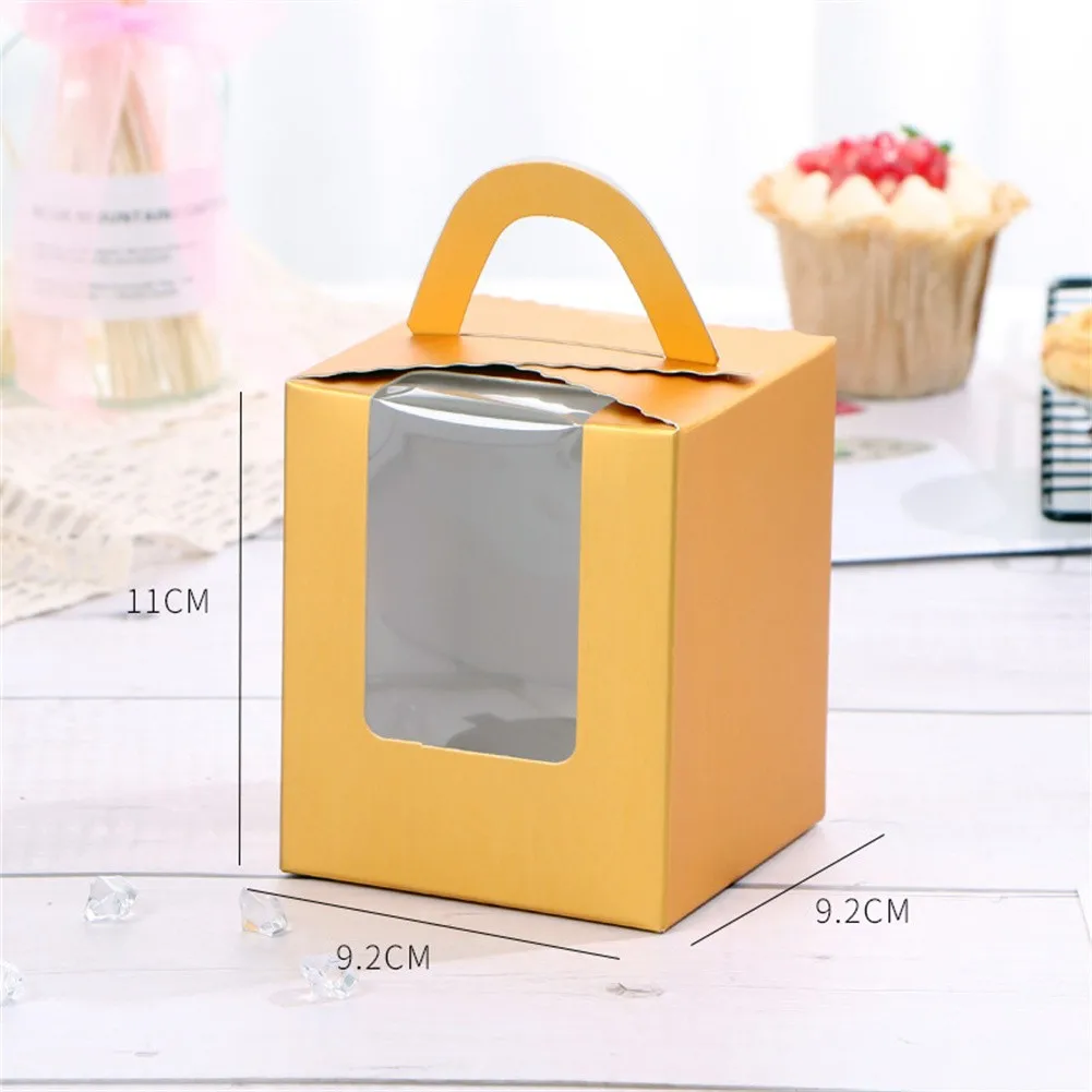 5PCS Single Cupcake Box Cake Packaging With Holder & Insert Pastry Cookie Box Cupcakes Cake Paper Box Candy Storage Boxes Muffin
5PCS Single Cupcake Box Cake Packaging With Holder & Insert Pastry Cookie Box Cupcakes Cake Paper Box Candy Storage Boxes Muffin