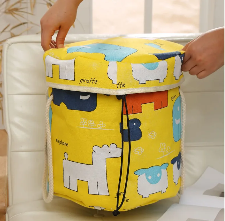 Beam Mouth Folding Basket Cloth Art Large Bag Large Capacity Children's Toy Organizer Storage Bucket Home Finishing
Beam Mouth Folding Basket Cloth Art Large Bag Large Capacity Children's Toy Organizer Storage Bucket Home Finishing