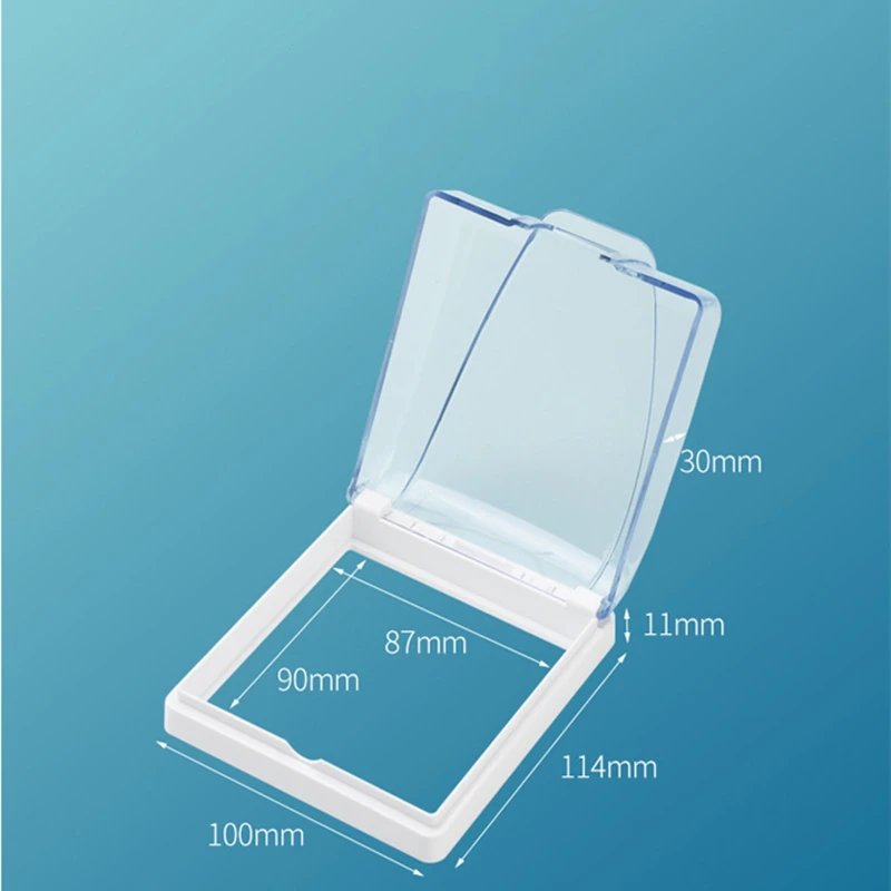 Switch Cover, Clear Wall Light Panel Socket Doorbell Flip Cap Cover Wall Switch Waterproof Cover Box Bathroom Kitchen Accessory
Switch Cover, Clear Wall Light Panel Socket Doorbell Flip Cap Cover Wall Switch Waterproof Cover Box Bathroom Kitchen Accessory
