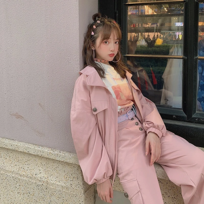 Princess sweet lolita jacket Bobon21 Girls' early autumn work clothes ins super fire loose long sleeve jacket women C1794
Princess sweet lolita jacket Bobon21 Girls' early autumn work clothes ins super fire loose long sleeve jacket women C1794