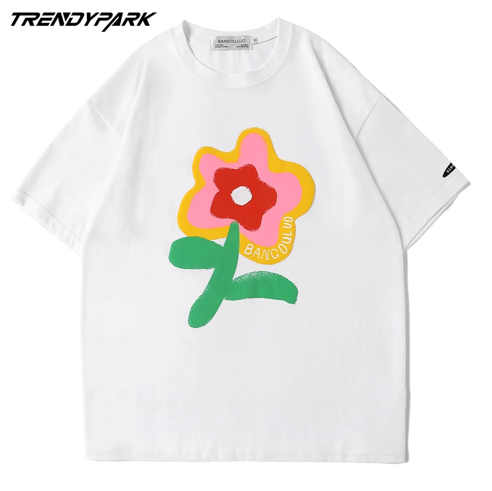 Men's T-shirt Foaming Flower Printing 2021 New Short Sleeve Hip Hop Oversize Cotton Casual Harajuku Streetwear Top Tee Tshirts
Men's T-shirt Foaming Flower Printing 2021 New Short Sleeve Hip Hop Oversize Cotton Casual Harajuku Streetwear Top Tee Tshirts