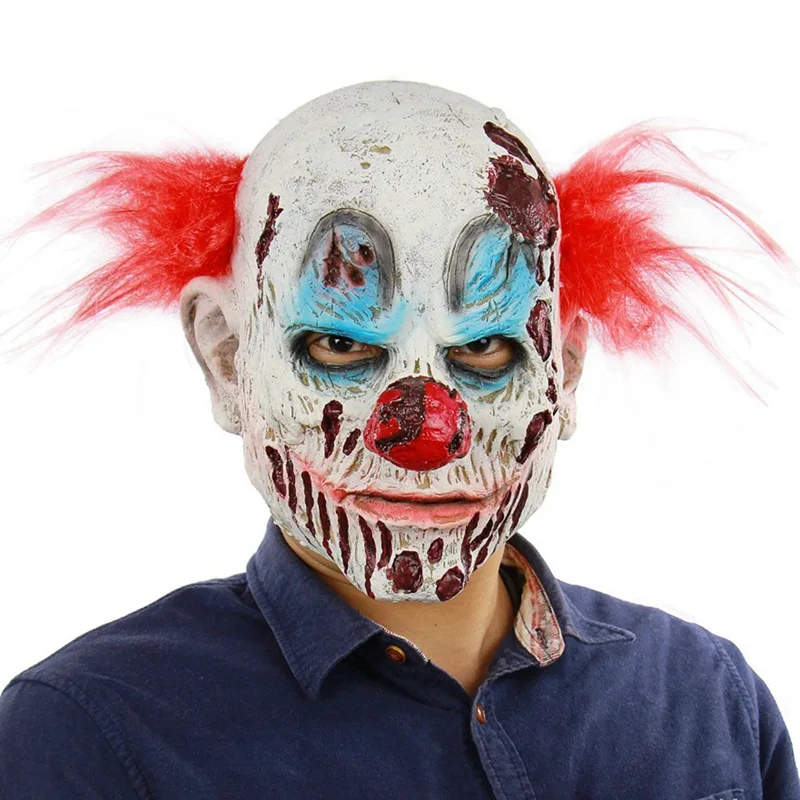 Halloween Horror Clown Mask for Masquerade Halloween Party Latex Full Face Mask Escape Dress Up Party Mask for Adult
Halloween Horror Clown Mask for Masquerade Halloween Party Latex Full Face Mask Escape Dress Up Party Mask for Adult
