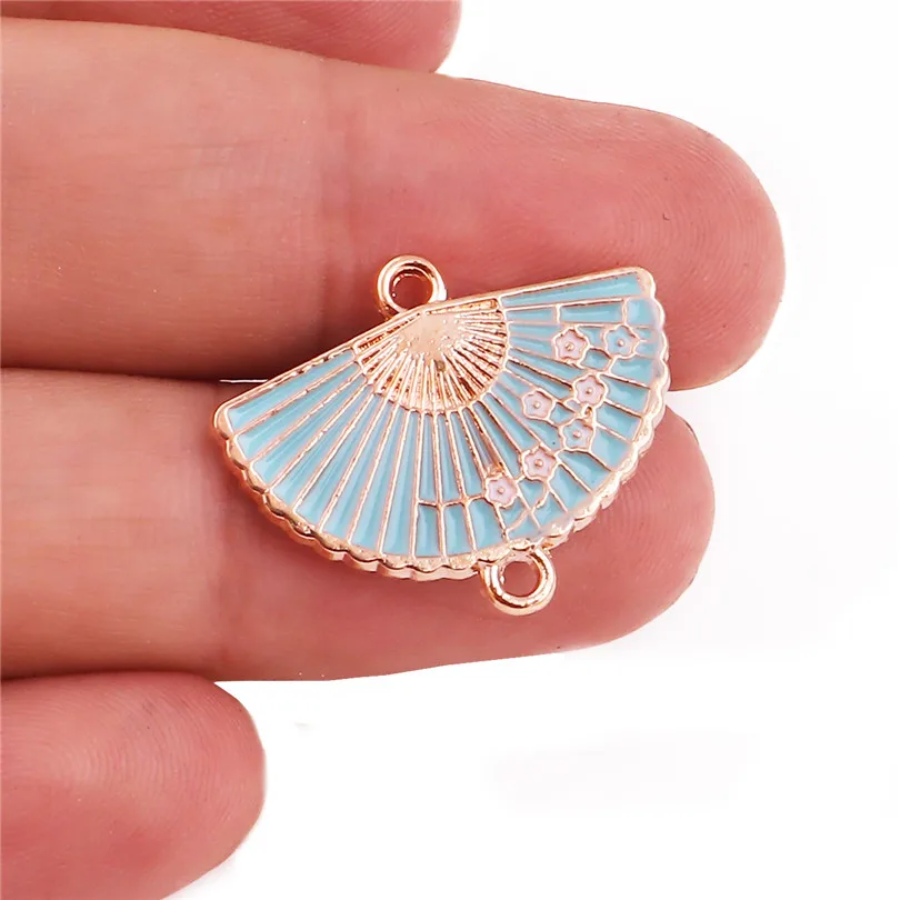 20PCS Gold Tone Alloy metal enamel Fan pendant charms Necklace Accessories Jewelry Findings Handmade Craft DIY Bangle Bracelet
20PCS Gold Tone Alloy metal enamel Fan pendant charms Necklace Accessories Jewelry Findings Handmade Craft DIY Bangle Bracelet