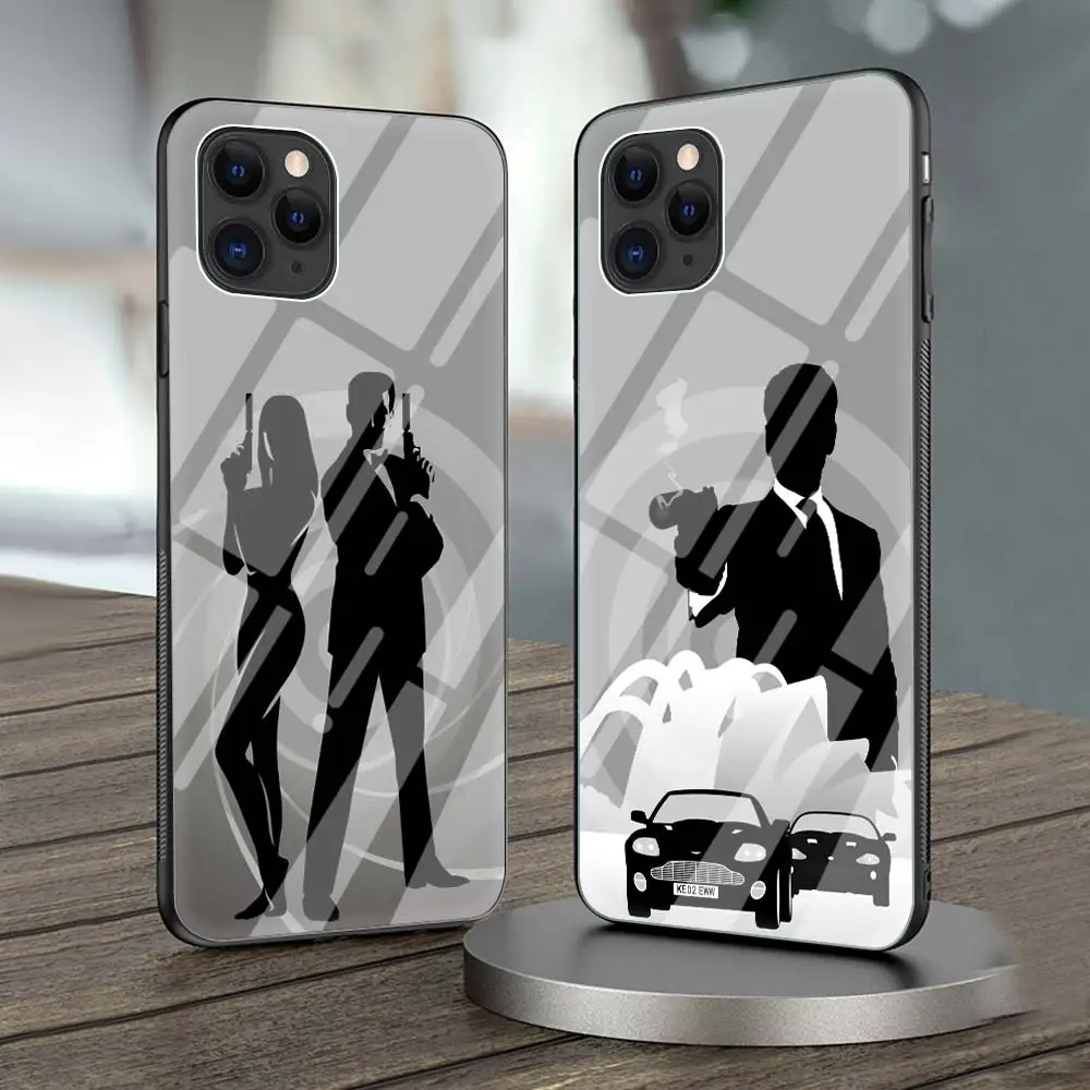 James Fashion bond 007 Phone Case for iPhone 11 Pro Shell for iPhone 12 Pro Max X XR XS 7 8 Plus SE 2020 Glass Funda Cover
James Fashion bond 007 Phone Case for iPhone 11 Pro Shell for iPhone 12 Pro Max X XR XS 7 8 Plus SE 2020 Glass Funda Cover