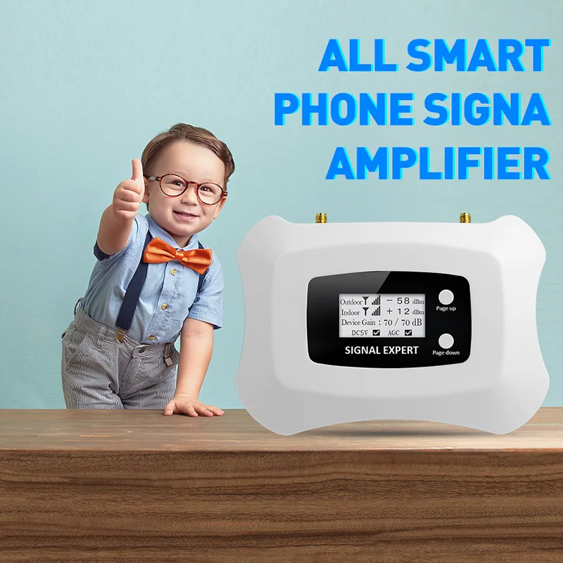 Smart 850MHz CDMA 2G 3G mobile phone signal booster with LCD 70dB gain CDMA Cell phone Amplifier kit for America 2G 3G use
Smart 850MHz CDMA 2G 3G mobile phone signal booster with LCD 70dB gain CDMA Cell phone Amplifier kit for America 2G 3G use