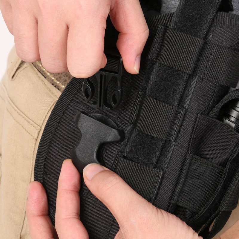 2021 New Right Hand Molle Modular Pistol Holster Universal Sniper Gun Holster Combat Airsoft Waist Belt Holster
2021 New Right Hand Molle Modular Pistol Holster Universal Sniper Gun Holster Combat Airsoft Waist Belt Holster