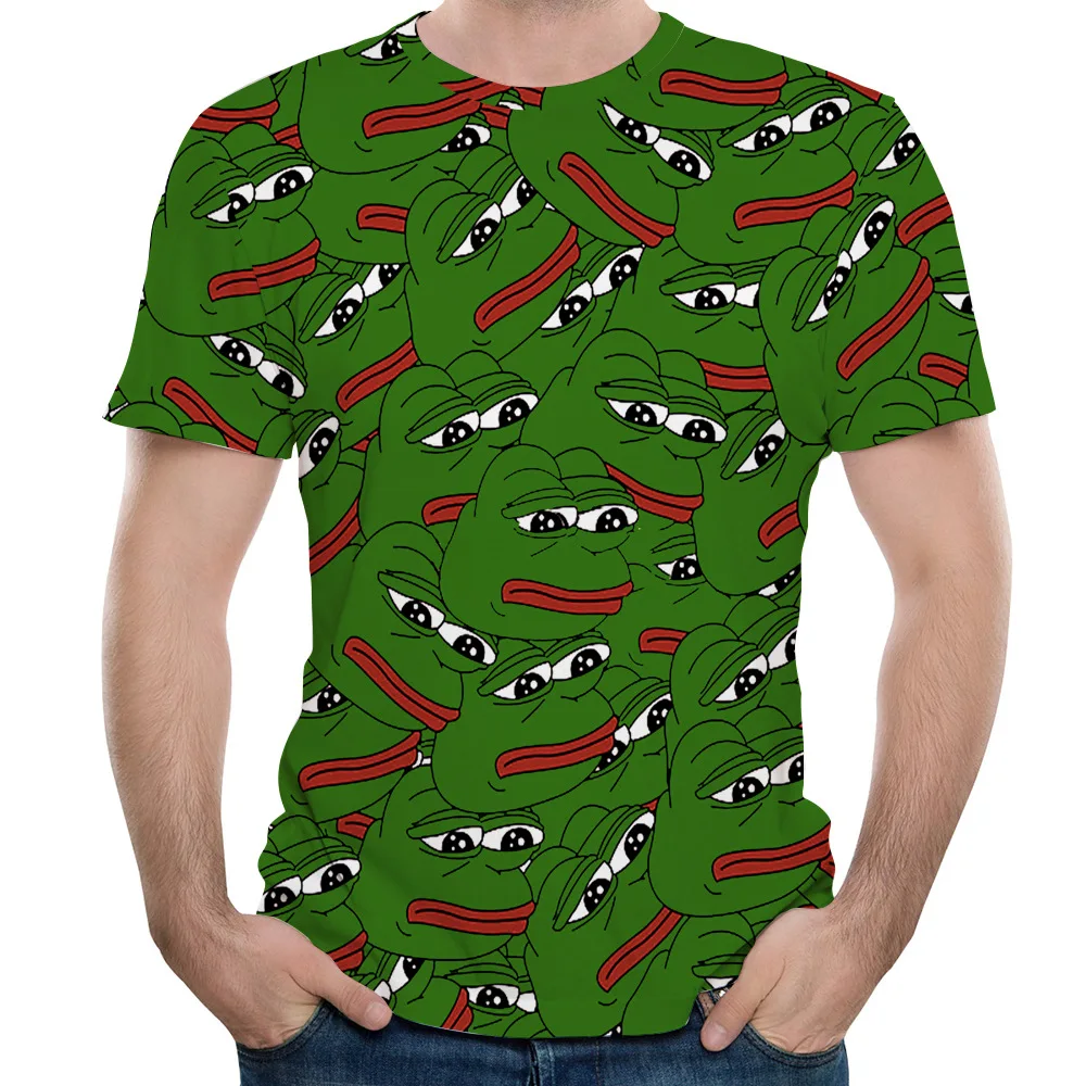 Cotton Tee Summer Casual Tops Frog Printed T-shirt Women Tshirt Anger Shirts 3D T Shirt Hip Hop D Tee Animal Mens Clothing Tops
Cotton Tee Summer Casual Tops Frog Printed T-shirt Women Tshirt Anger Shirts 3D T Shirt Hip Hop D Tee Animal Mens Clothing Tops