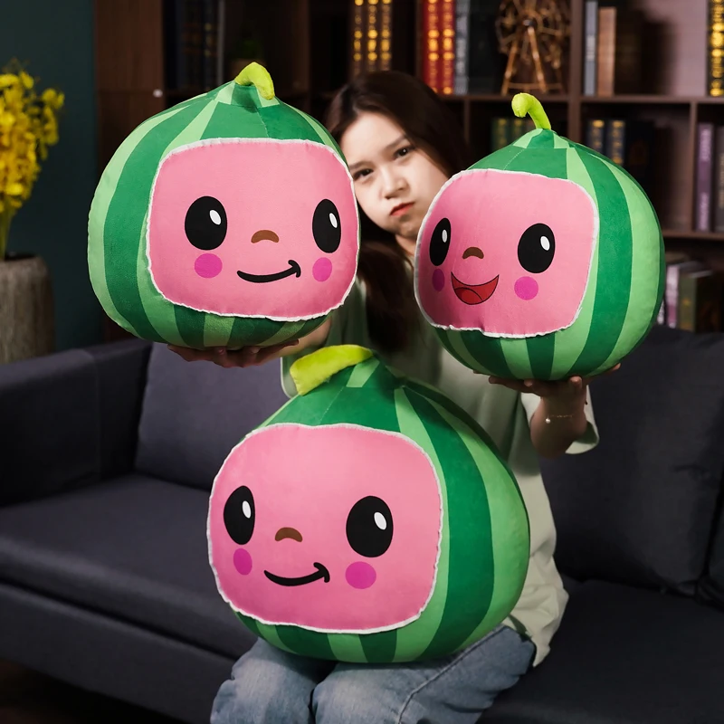 Lovely simulation fruit smile face watermelon plush pillow stuffed with down cotton super soft cushion for kids birthday gift
Lovely simulation fruit smile face watermelon plush pillow stuffed with down cotton super soft cushion for kids birthday gift