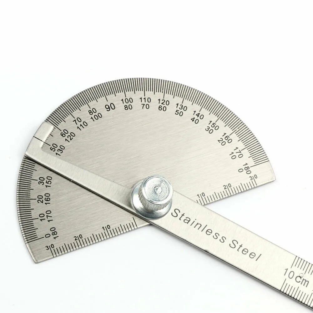 180 Degree Protractor Stainless Steel Rotary Angle Finder Measuring Ruler Metal Angle Finder Goniometer Angle Ruler
180 Degree Protractor Stainless Steel Rotary Angle Finder Measuring Ruler Metal Angle Finder Goniometer Angle Ruler