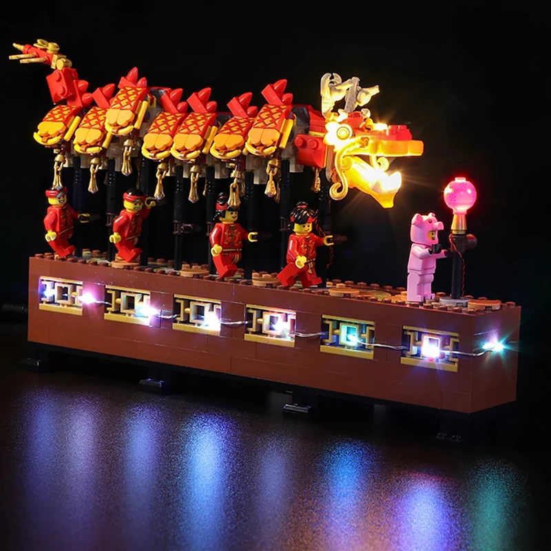 Led light Conpatible For lego 80102 Dragon Dance Model Set Building Blocks Bricks Assembled DIY Toy Gifts Only Light
Led light Conpatible For lego 80102 Dragon Dance Model Set Building Blocks Bricks Assembled DIY Toy Gifts Only Light