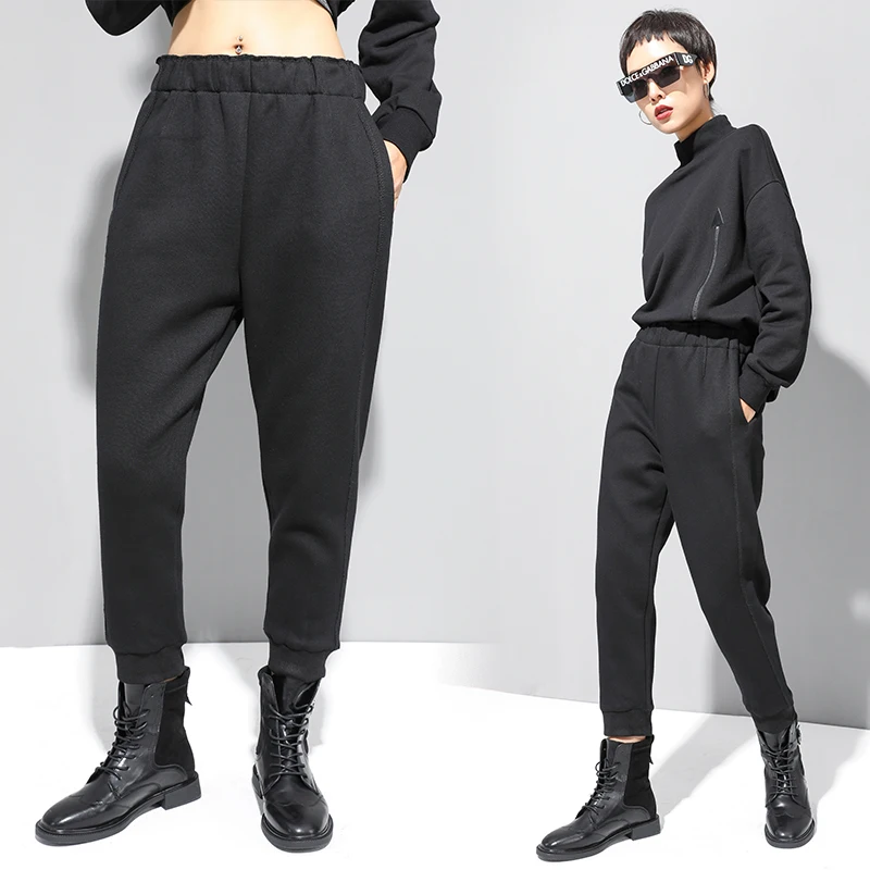 Fashion Elastic Waist Women Loose Harem Pants Women Trousers New Women Tide Spring Autumn 2020 Sweatpants Streetwear WP142
Fashion Elastic Waist Women Loose Harem Pants Women Trousers New Women Tide Spring Autumn 2020 Sweatpants Streetwear WP142