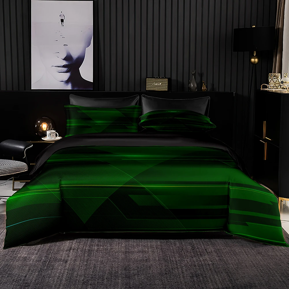 Vibrant Green Bedding Set 220x240 Luxury Duvet Cover with Pillowcase,Double Queen King Size Bed Set
Vibrant Green Bedding Set 220x240 Luxury Duvet Cover with Pillowcase,Double Queen King Size Bed Set