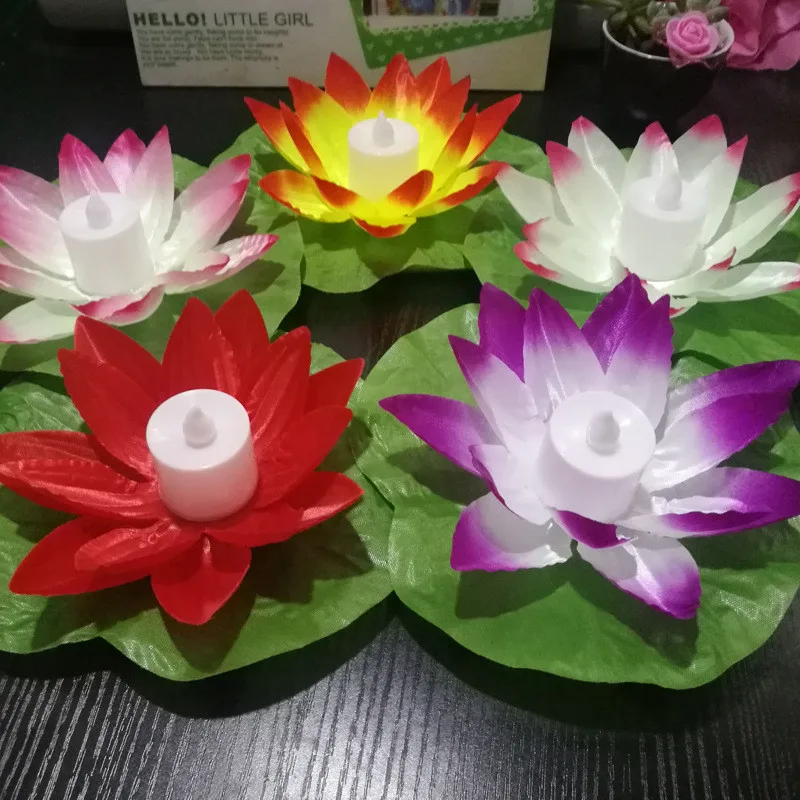 10Pcs 17cm Artifical Lotus Flower Led Lamp Blessing Floating Night Light Garden Pool Pond Wedding Party Festival Decor
10Pcs 17cm Artifical Lotus Flower Led Lamp Blessing Floating Night Light Garden Pool Pond Wedding Party Festival Decor