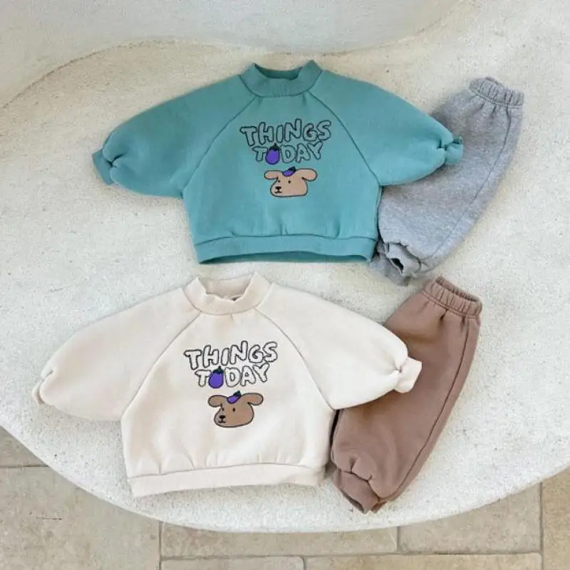 Хлопковый детский комплект одежды с длинным рукавом, весенний свитшот с мультяшным принтом для мальчиков, Повседневный пуловер с буквенным...
Хлопковый детский комплект одежды с длинным рукавом, весенний свитшот с мультяшным принтом для мальчиков, Повседневный пуловер с буквенным...