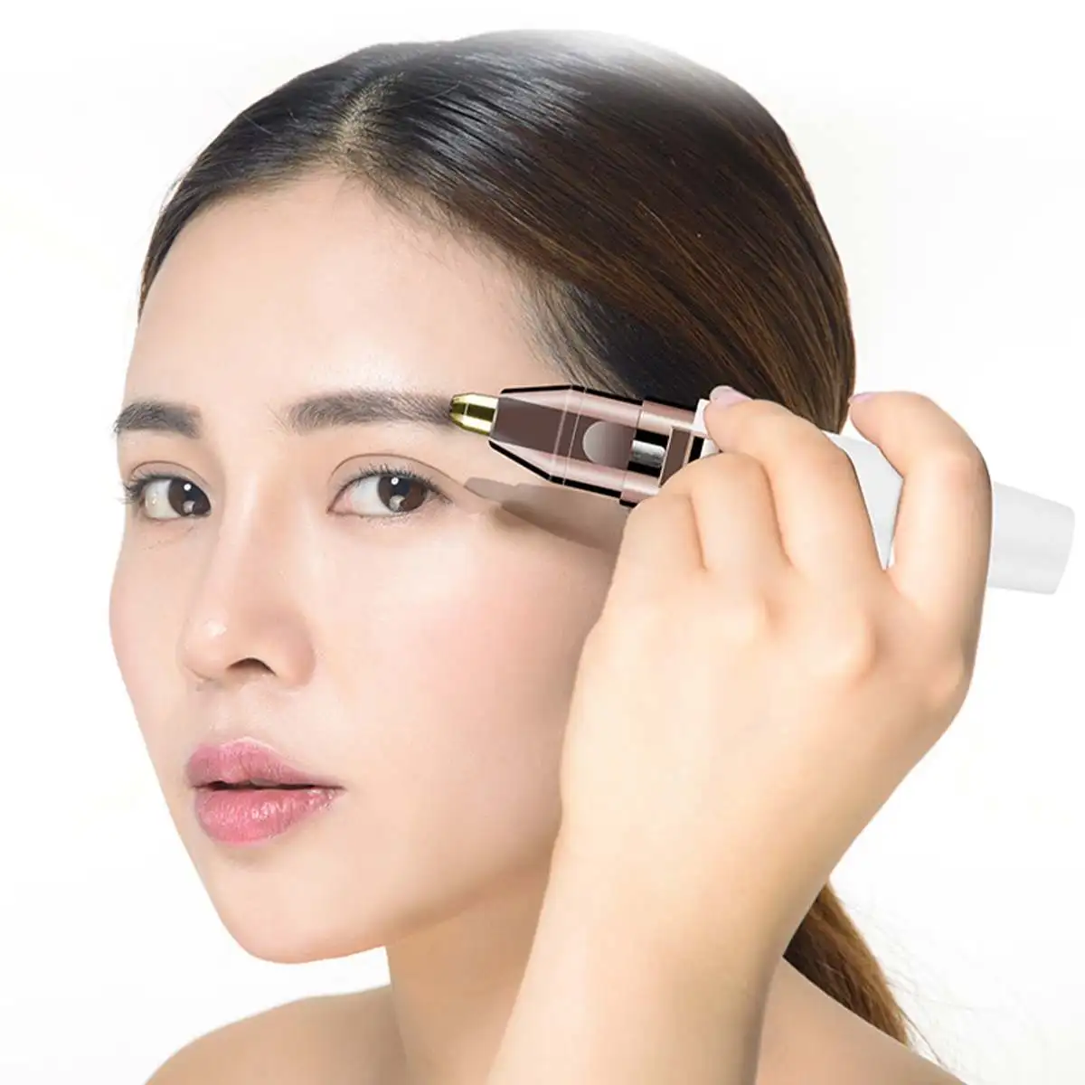 2 IN 1 Lady Epilators Electric Eyebrow Trimmer USB Rechargeable Hair Removal Shaver with Light Lipstick Shape Women Razors
2 IN 1 Lady Epilators Electric Eyebrow Trimmer USB Rechargeable Hair Removal Shaver with Light Lipstick Shape Women Razors