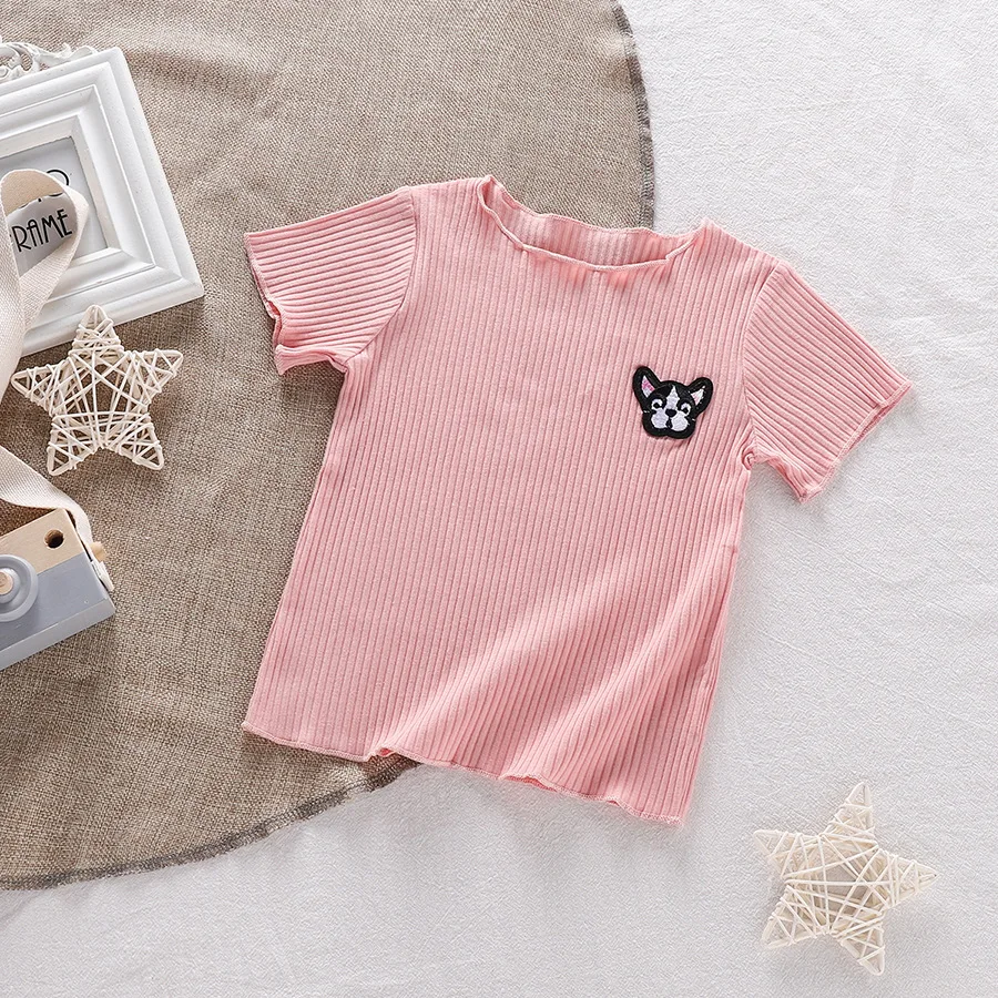 T-Shirts 2020 Baby Boy Girl Clothes Cartoon Embroidery Short Sleeve Cotton Soft Tops Pullover Tee Children Newborn Clothing 
T-Shirts 2020 Baby Boy Girl Clothes Cartoon Embroidery Short Sleeve Cotton Soft Tops Pullover Tee Children Newborn Clothing