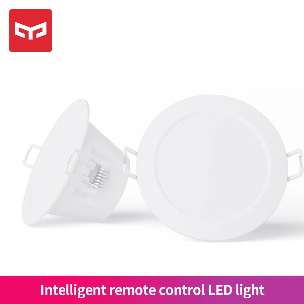 Yeelight Smart Downlight Work With Mi Home App Remote Control White & Warm Light Embedded Ceiling LED Lamp 4W 300lm | Электроника