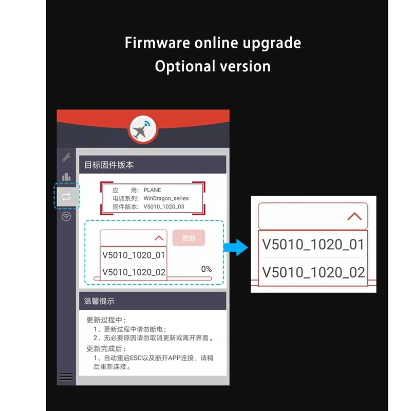 FLYCOLOR WinDragon ESC 2-4S Speed Controller 20A Support WIFI APP Programming for RC Racing Drone Aircraft
FLYCOLOR WinDragon ESC 2-4S Speed Controller 20A Support WIFI APP Programming for RC Racing Drone Aircraft