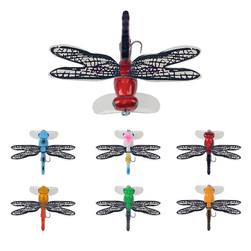 6Colors 7.5cm/6g Artificial Dragonfly Popper Floating Hard Bait 6# Blood Tank Hook 3D Eyes Wobbler Bionic Bait Fishing Lures 
6Colors 7.5cm/6g Artificial Dragonfly Popper Floating Hard Bait 6# Blood Tank Hook 3D Eyes Wobbler Bionic Bait Fishing Lures