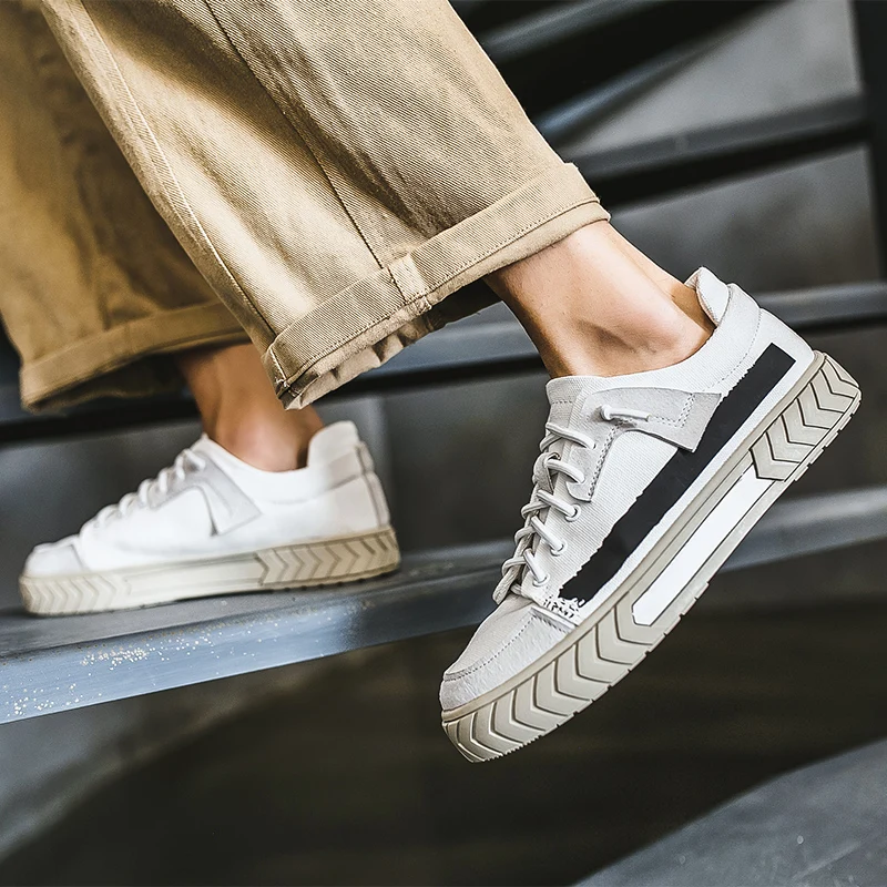 Men's Tide Shoes 2019 Summer Korean Version Of The Trend Wild White Casual Men's Canvas Flat Heel Autumn Shoes
Men's Tide Shoes 2019 Summer Korean Version Of The Trend Wild White Casual Men's Canvas Flat Heel Autumn Shoes