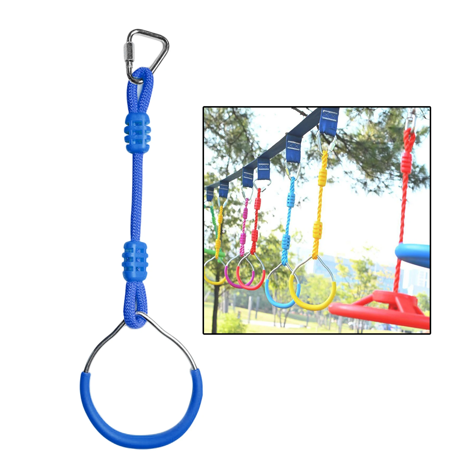 Kids Fitness Rings Climbing Game Outdoor Training Activity Sports Rope Swing Hanging Rings Children Climbing Equipment
Kids Fitness Rings Climbing Game Outdoor Training Activity Sports Rope Swing Hanging Rings Children Climbing Equipment
