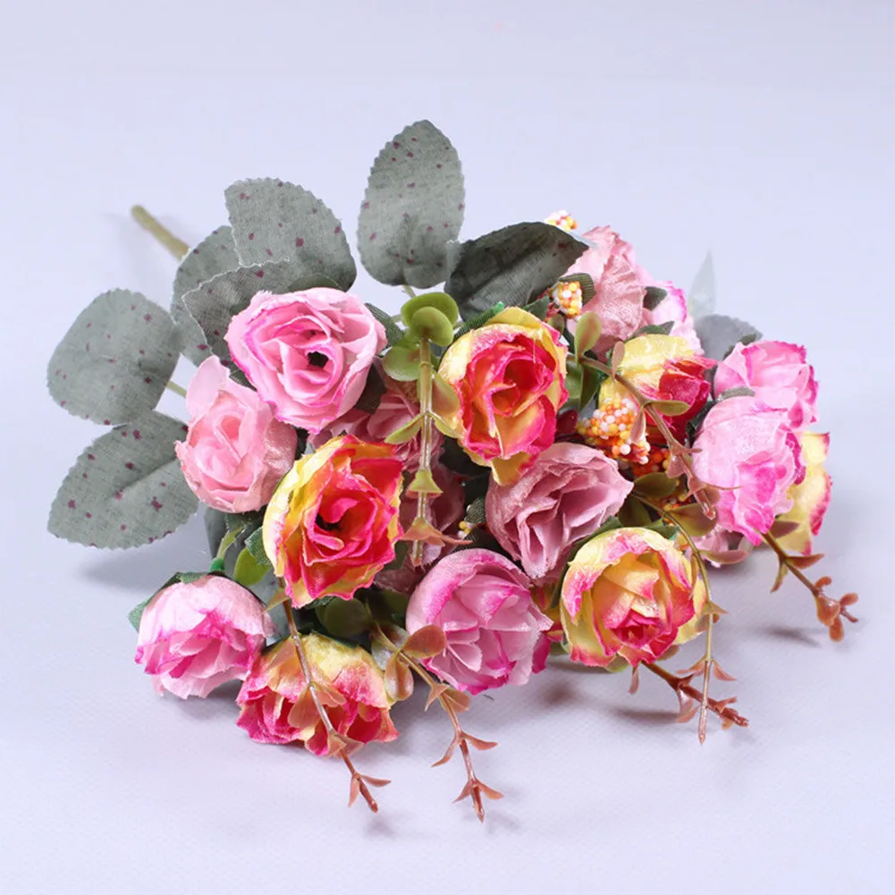 7 Fork 21 Head Diamond Small Rose Artificial Flower Home Improvement Artificial Artificial Flower European-style Artificial
7 Fork 21 Head Diamond Small Rose Artificial Flower Home Improvement Artificial Artificial Flower European-style Artificial