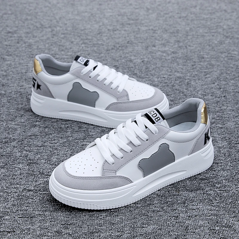 White Lace-Up Sneakers Ladies Fashion Breathable Walking Shoes Students Female Korean Casual Comfortable Womens Sport Flat Shoes
White Lace-Up Sneakers Ladies Fashion Breathable Walking Shoes Students Female Korean Casual Comfortable Womens Sport Flat Shoes