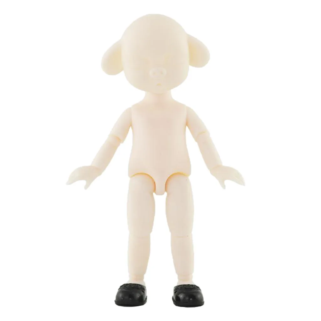 1/12 16cm 13 Flexible Jointed Doll Body for OB11 Pig Doll 
1/12 16cm 13 Flexible Jointed Doll Body for OB11 Pig Doll
