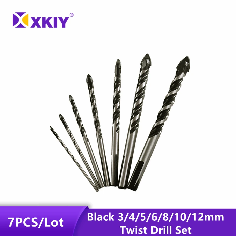 3/4/5/6/8/10/12mm Hard Alloy Twist Drill Set Multi-function One-Word Twist Drill Bit Ceramic Glass Ceramic Triangle Drill Bit
3/4/5/6/8/10/12mm Hard Alloy Twist Drill Set Multi-function One-Word Twist Drill Bit Ceramic Glass Ceramic Triangle Drill Bit