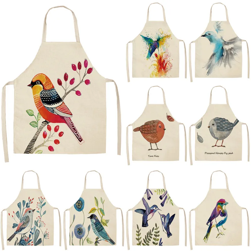 1Pc Bird Branch Pattern Kitchen bib Aprons for Women Cotton Linen Bibs Household Cleaning Accessories Cooking Apron 53*65cm
1Pc Bird Branch Pattern Kitchen bib Aprons for Women Cotton Linen Bibs Household Cleaning Accessories Cooking Apron 53*65cm