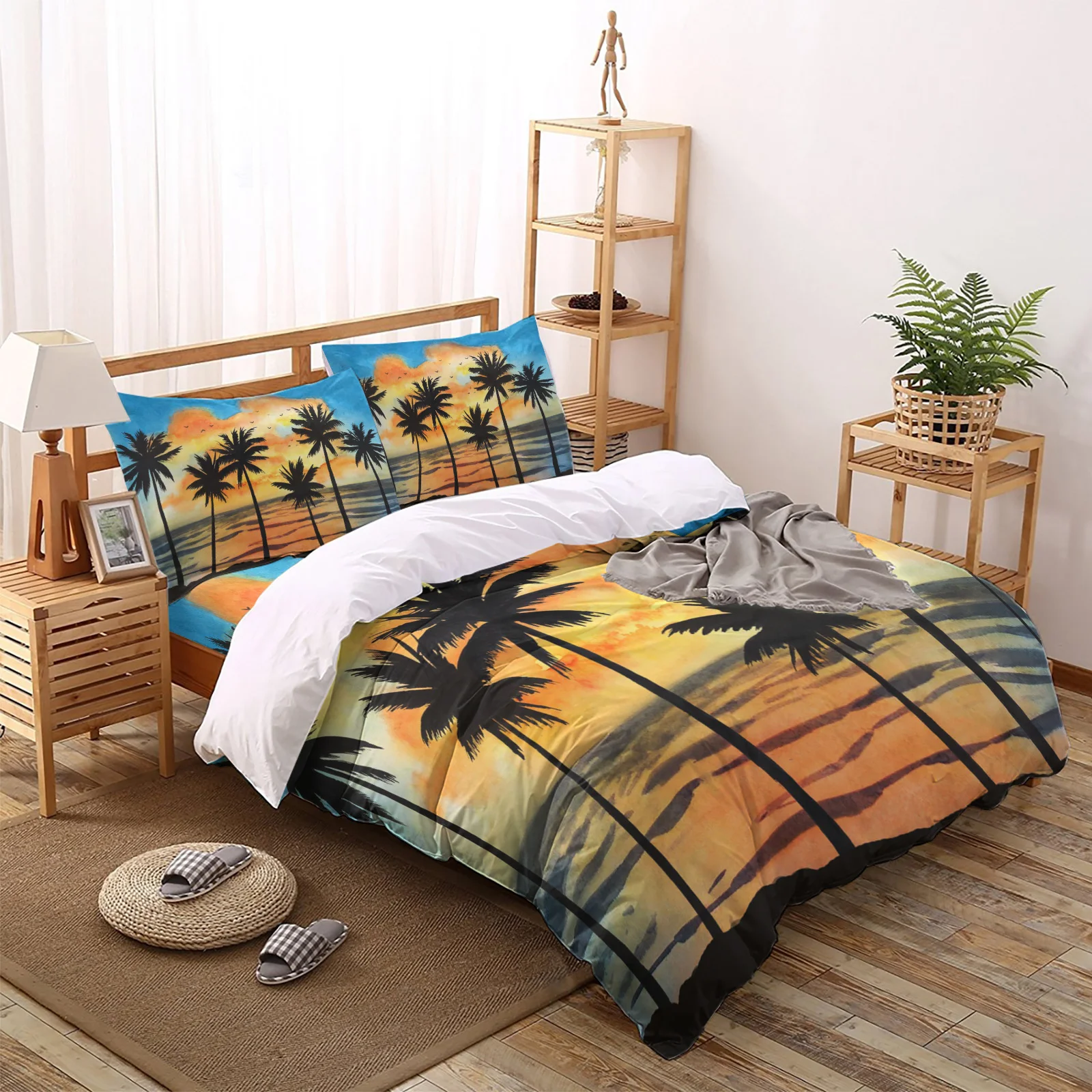 Ocean Tropical Watercolor Duvet Cover Set Full Size Bed Linen Bedroom Decor Pillowcase Winter Quilt Cover Bedding Set
Ocean Tropical Watercolor Duvet Cover Set Full Size Bed Linen Bedroom Decor Pillowcase Winter Quilt Cover Bedding Set