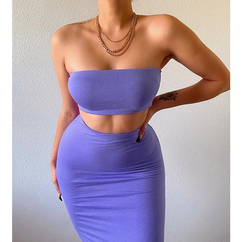 Dress Women's 2021 New Summer Tube Top Top Slim Slimming Hip Skirt Suit Female Factory Wholesale Resort Style Elegant Dresses
Dress Women's 2021 New Summer Tube Top Top Slim Slimming Hip Skirt Suit Female Factory Wholesale Resort Style Elegant Dresses