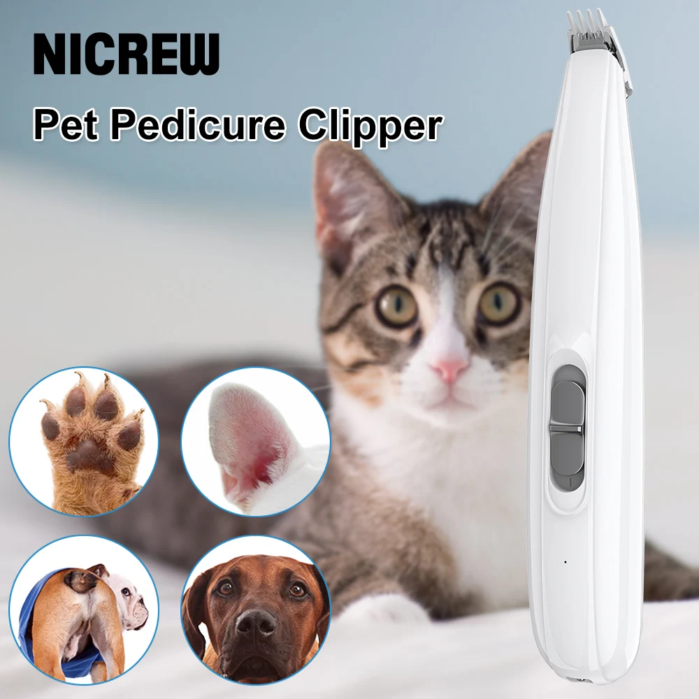 NICREW Dog Clippers Professional Pet Foot Hair Trimmer USB Rechargeable Electric Pet Hair Grooming Kits Dog Cat Feet Hair Shaver
NICREW Dog Clippers Professional Pet Foot Hair Trimmer USB Rechargeable Electric Pet Hair Grooming Kits Dog Cat Feet Hair Shaver
