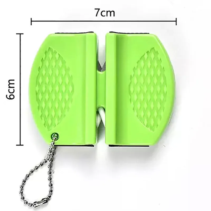 Portable Mini Kitchen Knife Sharpener Kitchen Tools Accessories Creative Butterfly Type Two-stage Camping Pocket Knife Sharpener 
Portable Mini Kitchen Knife Sharpener Kitchen Tools Accessories Creative Butterfly Type Two-stage Camping Pocket Knife Sharpener