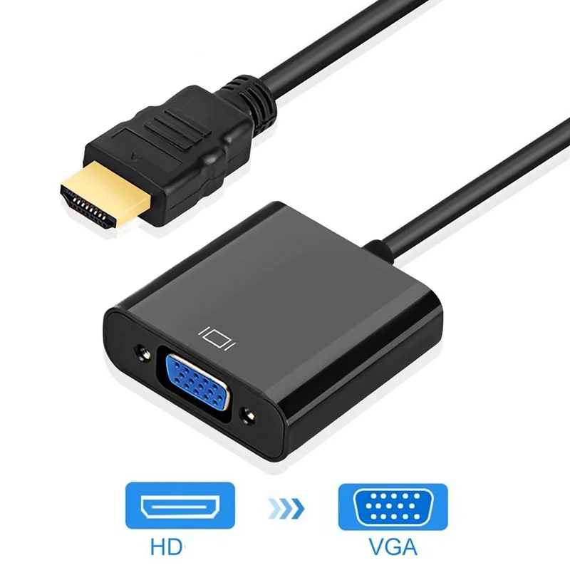Адаптер HDMI-совместимый с VGA, преобразователь 1080P HD-совместимый с VGA для Xbox, PS4, ПК, ноутбуков, ТВ-приставок, проекторов, дисплеев HD TV
Адаптер HDMI-совместимый с VGA, преобразователь 1080P HD-совместимый с VGA для Xbox, PS4, ПК, ноутбуков, ТВ-приставок, проекторов, дисплеев HD TV
